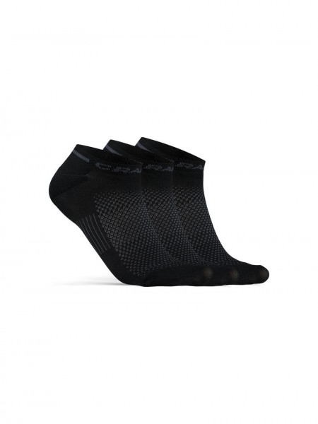 CRAFT CORE Dry Shaftless Sock 3-Pack BLACK