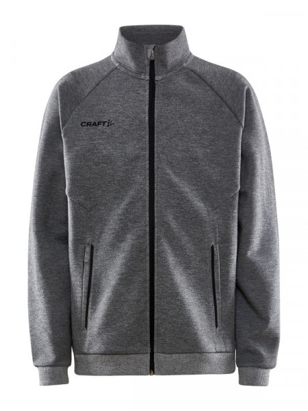 CRAFT Core Soul Full Zip Jacket JR Dk Grey Melange
